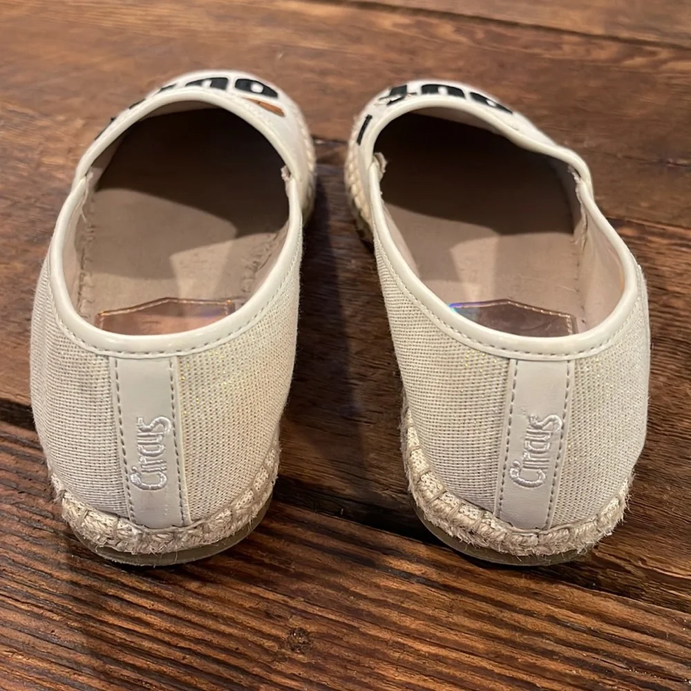 CIRCUS BY SAM EDELMAN LENI 3 ESPADRILLES SUN’Z OUT BUN’Z OUT SLIP ON FLATS